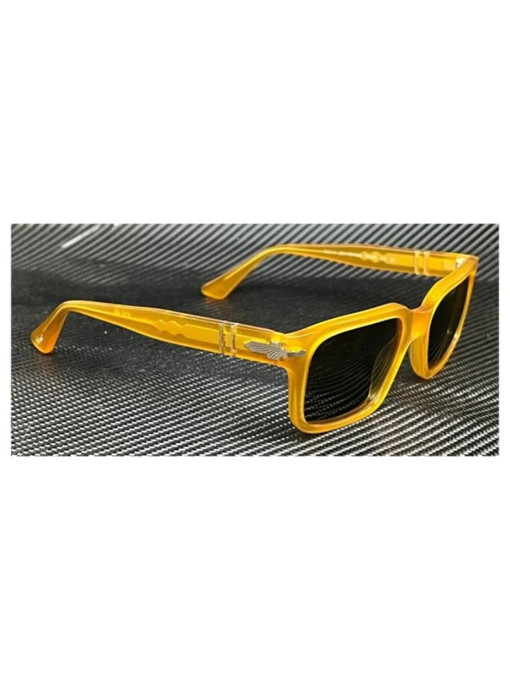 New Persol Men Miele Yellow Sunglasses 53-20-145